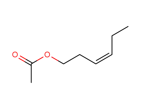 Molecular Structure of 3681-71-8 (Cis-3-hexenyl Acetate)