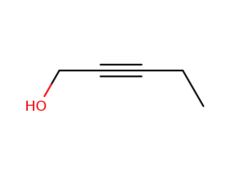 Molecular Structure of 6261-22-9 (2-Pentyn-1-ol)