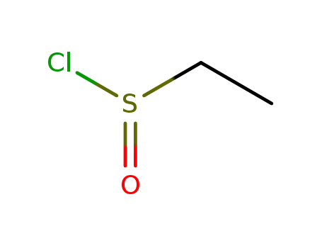 Molecular Structure of 1718-44-1 (Ethanesulfinyl chloride)