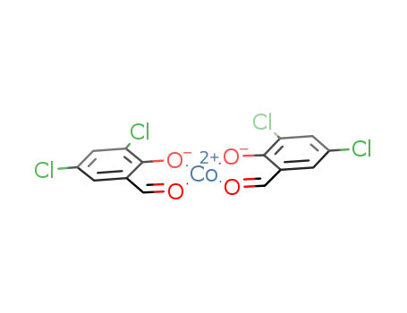 Molecular Structure of 49860-79-9 (3,5-dichloro-2-hydroxybenzaldehyde - cobalt (2:1))