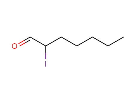 Molecular Structure of 20175-16-0 (Heptanal, 2-iodo-)