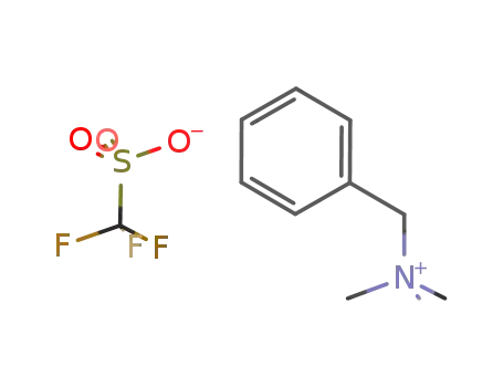 N,N,N-­trimethyl-­1-­phenylmethanaminium trifluoromethanesulfonate