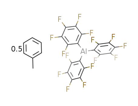 tris(pentafluorophenyl)aluminum*(toluene)0.5