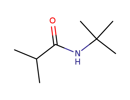 Molecular Structure of 7472-49-3 (N-tert-butyl-2-methylpropanamide)