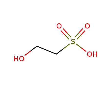 Molecular Structure of 107-36-8 (2-Hydroxyethanesulphonic acid)
