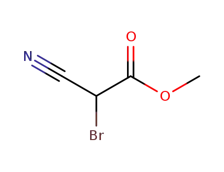 Molecular Structure of 31253-11-9 (methyl 2-bromo-2-cyano-acetate)