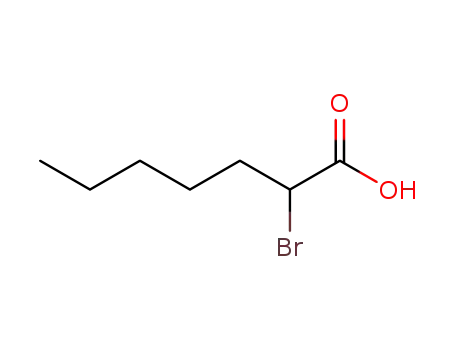 Molecular Structure of 2624-01-3 (A-BROMOHEPTANOIC ACID)