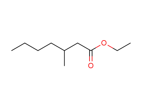 Molecular Structure of 37492-08-3 (Heptanoic acid, 3-methyl-, ethyl ester)
