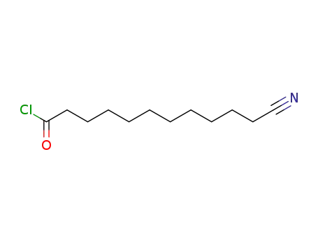 Molecular Structure of 35042-91-2 (Undecanoyl chloride, 11-cyano-)