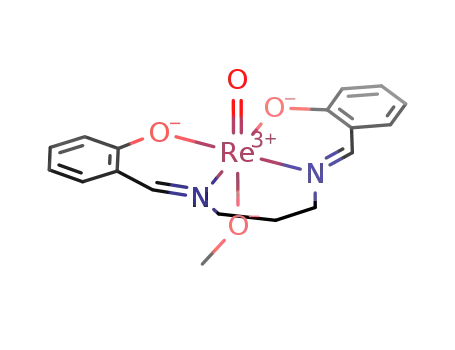 sym-methoxy[N,N'-bis(salicylidene)-1,3-diaminopropanato]oxorhenium