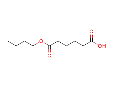 Molecular Structure of 7529-33-1 (Hexanedioic acid 1-butyl ester)