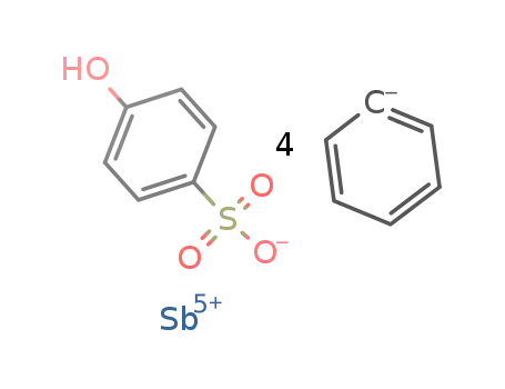 tetraphenylantimony 4-hydroxybenzenesulfonate
