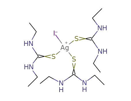 tris(N,N'-diethylthiourea-S)iodosilver(I)
