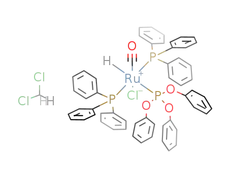 carbonylchlorohydridobis(triphenylphosphine)(triphenyl phosphite)ruthenium(II)-dichloromethane(1/1)