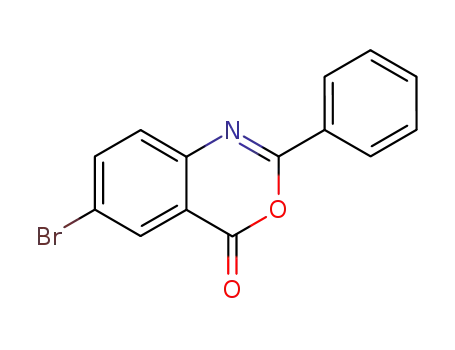 Molecular Structure of 66387-70-0 (6-bromo-2-phenyl-4H-3,1-benzoxazin-4-one)