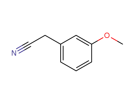 Molecular Structure of 19924-43-7 ((3-Methoxyphenyl)acetonitrile)