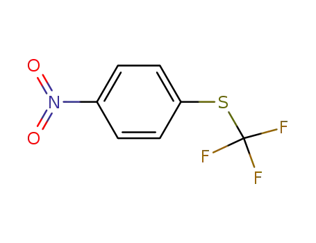Molecular Structure of 403-66-7 (4-(Trifluoromethylthio)nitrobenzene)