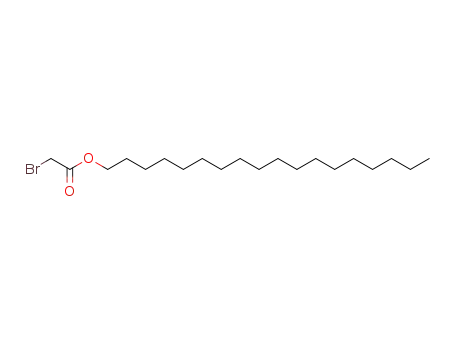 Molecular Structure of 18992-03-5 (Acetic acid, bromo-, octadecyl ester)