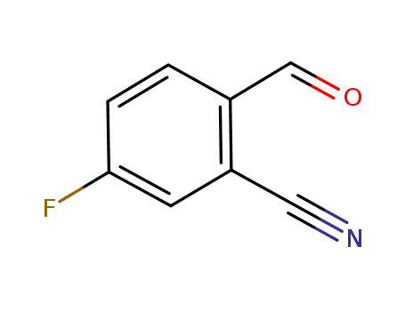 Molecular Structure of 77532-90-2 (2-CYANO-4-FLUOROBENZALDEHYDE)