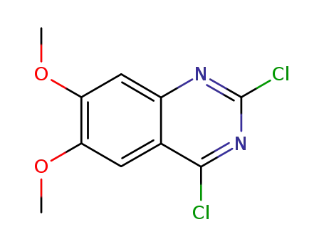 Molecular Structure of 27631-29-4 (2,4-Dichloro-6,7-dimethoxyquinazoline)