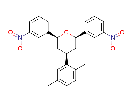tetrahydro-4-(2,5-dimethylphenyl)-2,6-bis(3-nitrophenyl)-2H-pyran