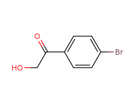 Molecular Structure of 3343-45-1 (1-(4-Bromophenyl)-2-hydroxyethan-1-one)
