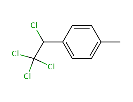 Molecular Structure of 4714-29-8 (Benzene, 1-methyl-4-(1,2,2,2-tetrachloroethyl)-)