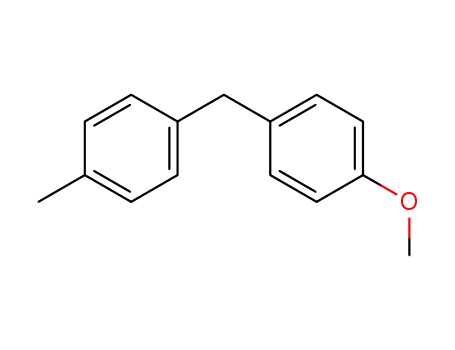 Molecular Structure of 22865-60-7 (Benzene, 1-methoxy-4-[(4-methylphenyl)methyl]-)