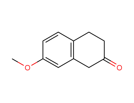 Molecular Structure of 4133-34-0 (7-Methoxy-2-tetralone)