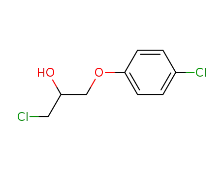 Molecular Structure of 39735-79-0 (1-chloro-3-(4-chlorophenoxy)propan-2-ol)