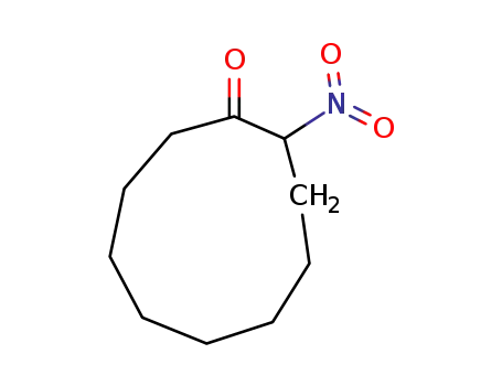 Molecular Structure of 13154-30-8 (Cyclodecanone, 2-nitro-)