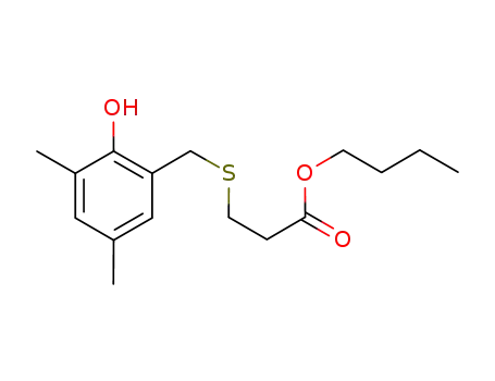 butyl 3-(2-hydroxy-3,5-dimethylbenzylsulfanyl)propionate