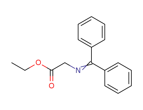 Molecular Structure of 69555-14-2 (Ethyl N-(diphenylmethylene)glycinate)