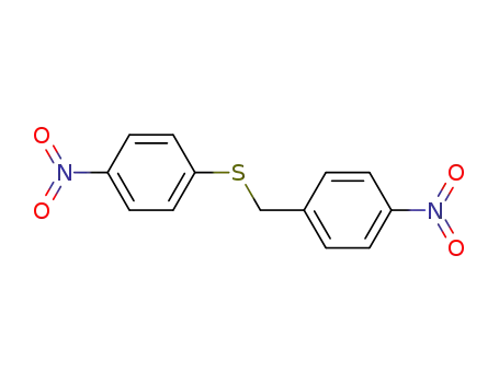 1-nitro-4-(4-nitrophenylmethylthio)benzene