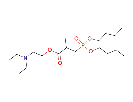 3-(Dibutoxy-phosphoryl)-2-methyl-propionic acid 2-diethylamino-ethyl ester
