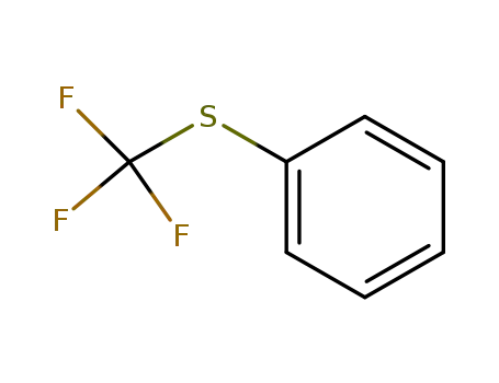 Molecular Structure of 456-56-4 (Trifluoromethylthiobenzene)