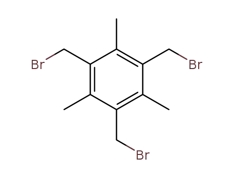 Molecular Structure of 21988-87-4 (2,4,6-Tris(bromomethyl)mesitylene)