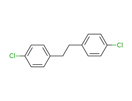 Molecular Structure of 5216-35-3 (1,2-Bis(4-chlorophenyl)ethane)