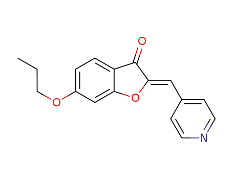 (Z)-6-propoxy-2-(pyridin-4-ylmethylene)benzofuran-3(2H)-one