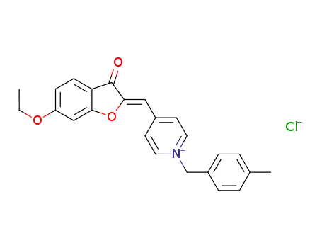 (Z)-1-(4-methylbenzyl)-4-((6-ethoxy-3-oxobenzofuran-2(3H)-ylidene)methyl)pyridinium chloride