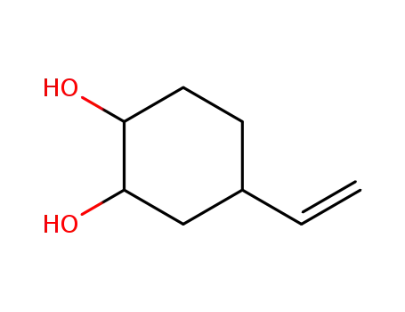 Molecular Structure of 31646-64-7 (4-ethenylcyclohexane-1,2-diol)