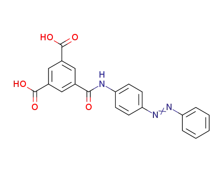 5-((4-(phenyldiazenyl)phenyl)carbamoyl)isophthalic acid
