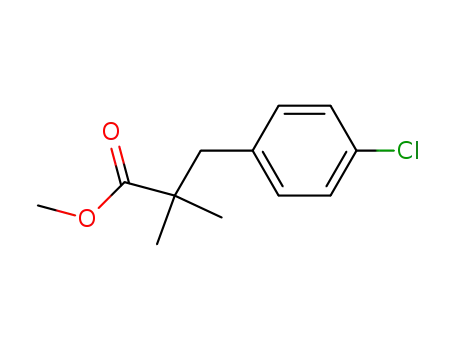 3-(4-chlorophenyl)-2,2-dimethylpropanoic acid methyl ester