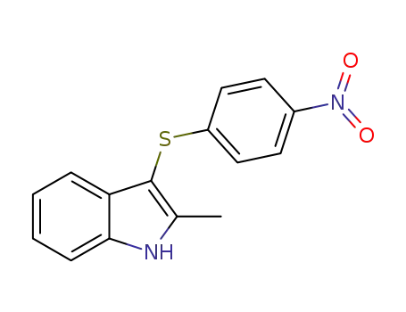 2-methyl-3-((4-nitrophenyl)thio)-1H-indole