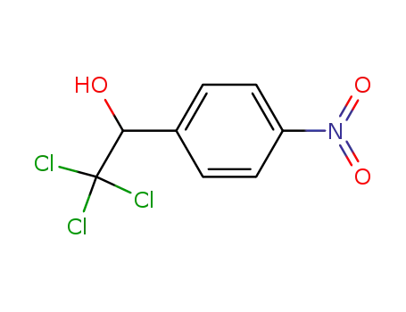 Molecular Structure of 54075-25-1 (BenzeneMethanol, 4-nitro-.alpha.-(trichloroMethyl)-)