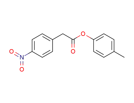 Molecular Structure of 53274-19-4 ((p-Nitrophenyl)acetic acid p-tolyl ester)
