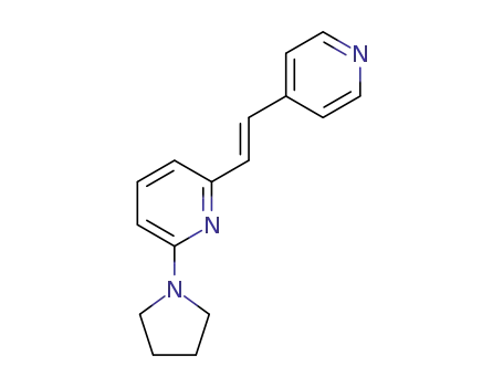 (E)-2-(2-(pyridin-4-yl)vinyl)-6-(pyrrolidin-1-yl)pyridine
