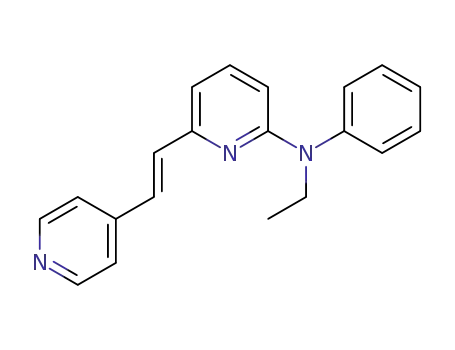 (E)-N-ethyl-N-phenyl-6-(2-(pyridin-4-yl)vinyl)pyridine-2-amine