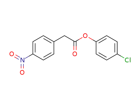 4-Nitrobenzeneacetic acid 4-chlorophenyl ester