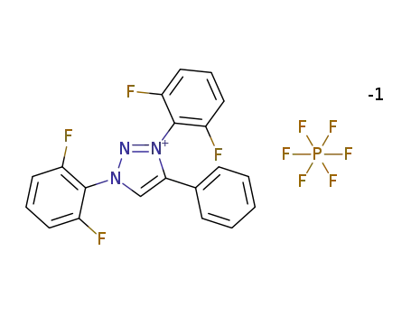1,3-bis(2,6-difluorophenyl)-4-phenyl-1H-1,2,3-triazolium hexafluorophosphate